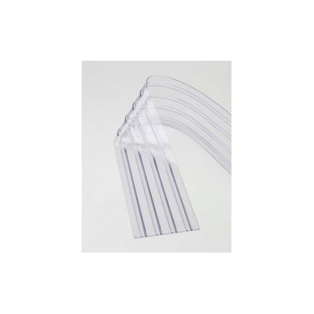 Tmi Replacement 12" x 13' Scratch Resistant Ribbed Clear Strip for Strip Curtains 000-786CP20